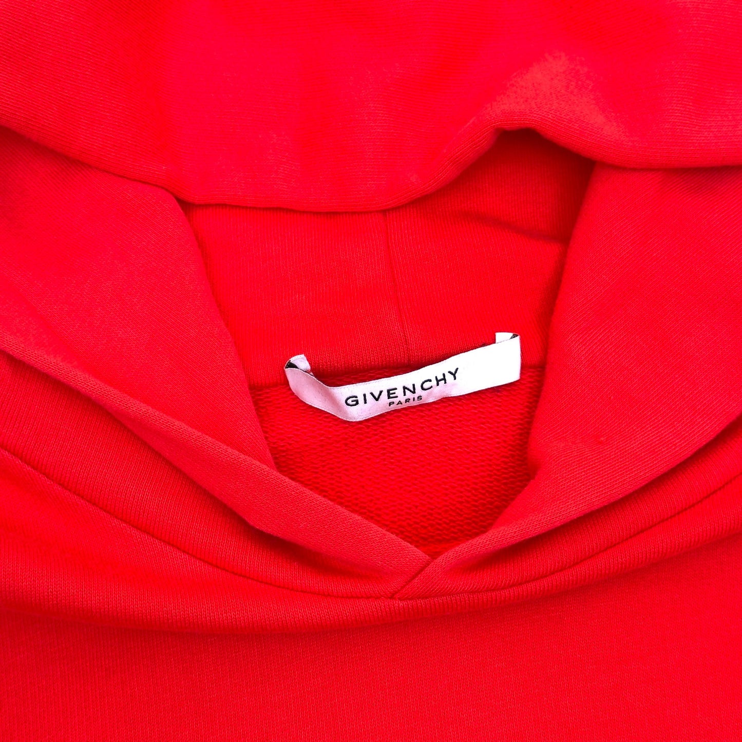 GIVENCHY LOGO HOODIE RED XS | XS, Red