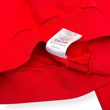 GIVENCHY LOGO HOODIE RED XS | XS, Red