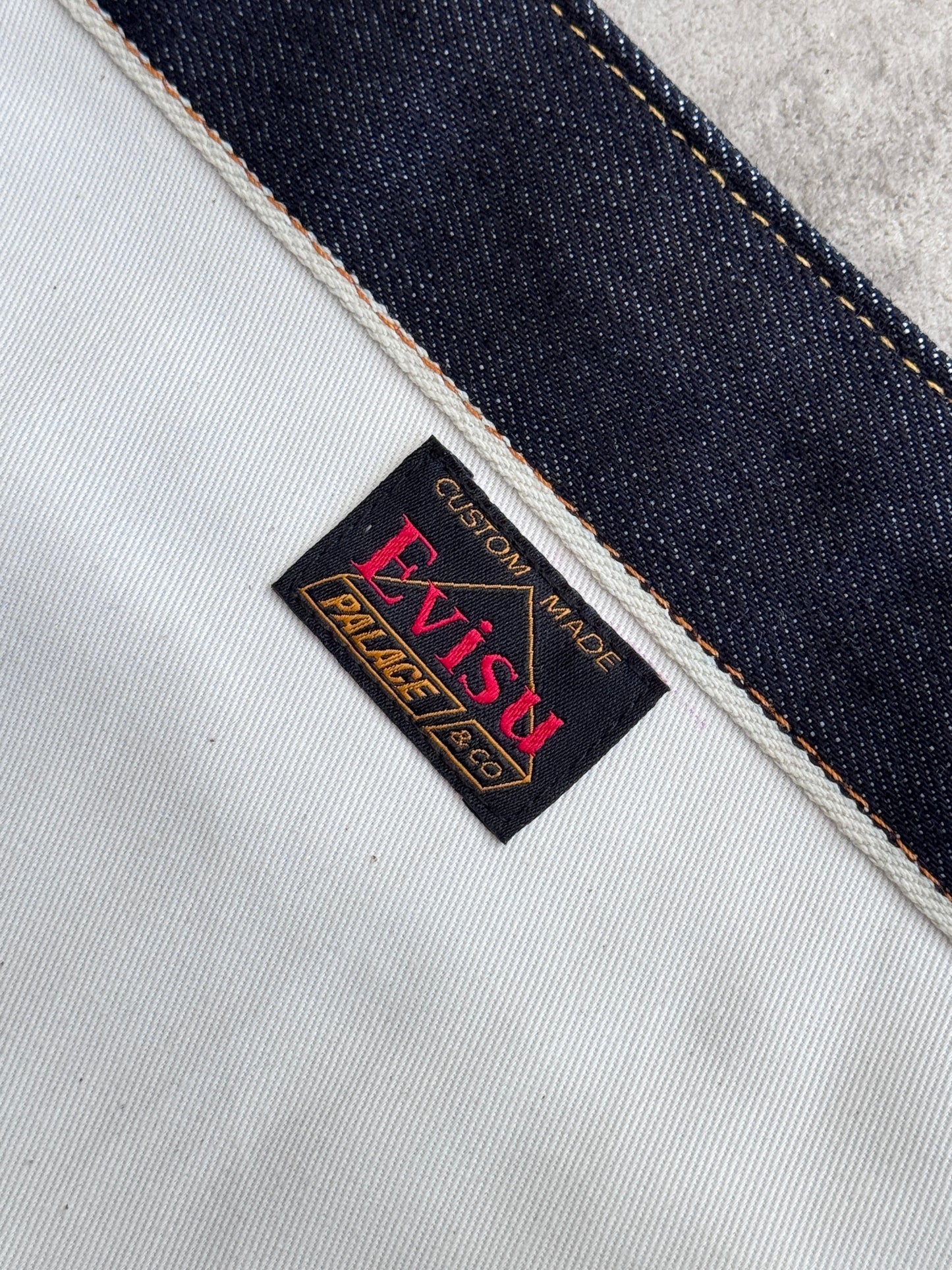 PALACE EVISU TOTE BAG INDIGO