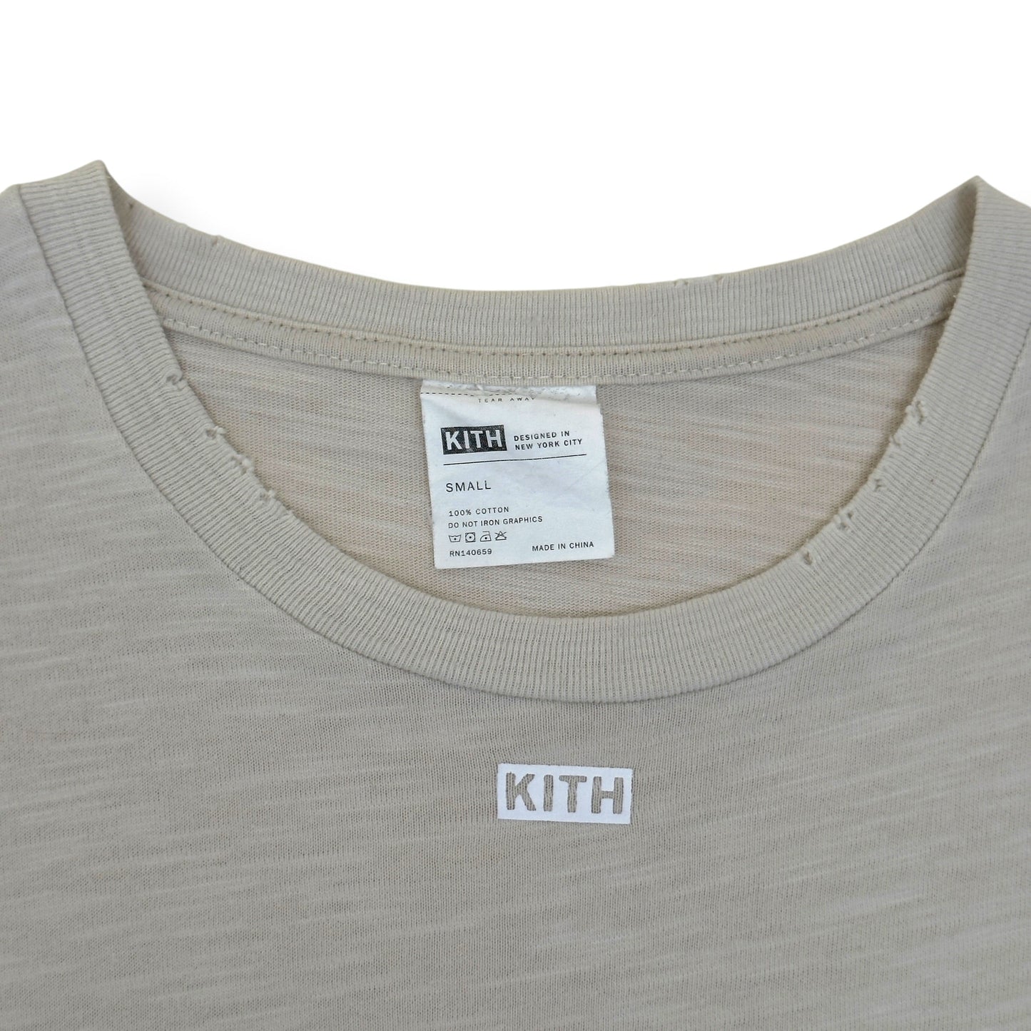 KITH LOGO T-SHIRT GREY S | Small, Grey