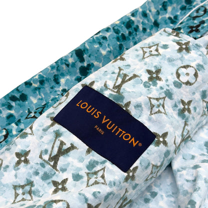 LOUIS VUITTON POINTILLISM MONOGRAM WINDBREAKER JACKET BLUE 50 / M | Medium, Blue