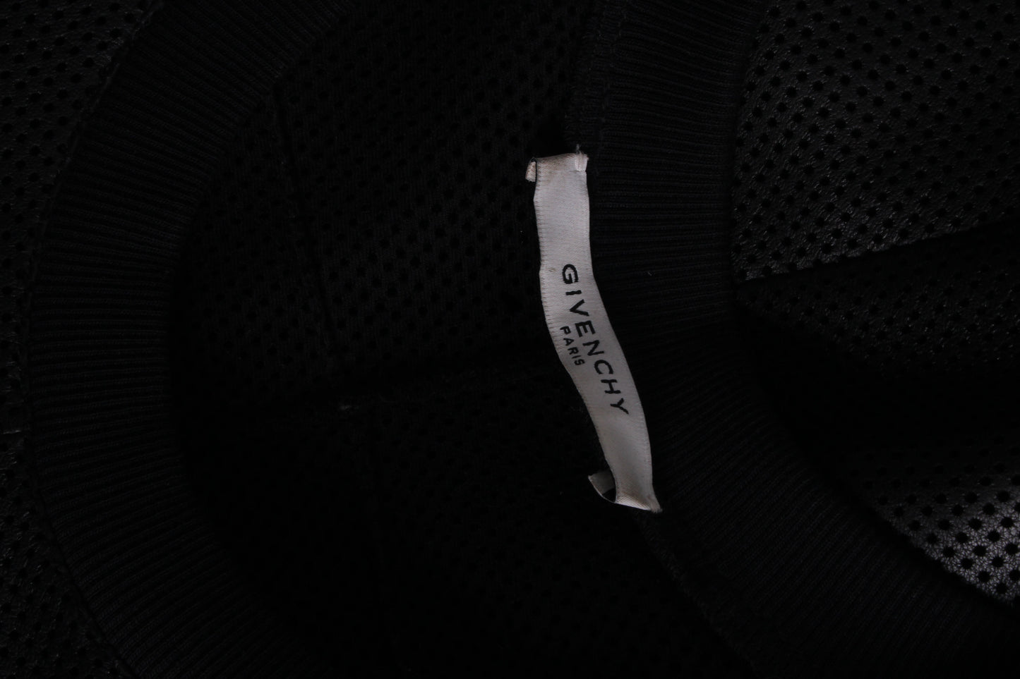 Givenchy Mesh Leather Vest Black/ Red M | Medium, Black