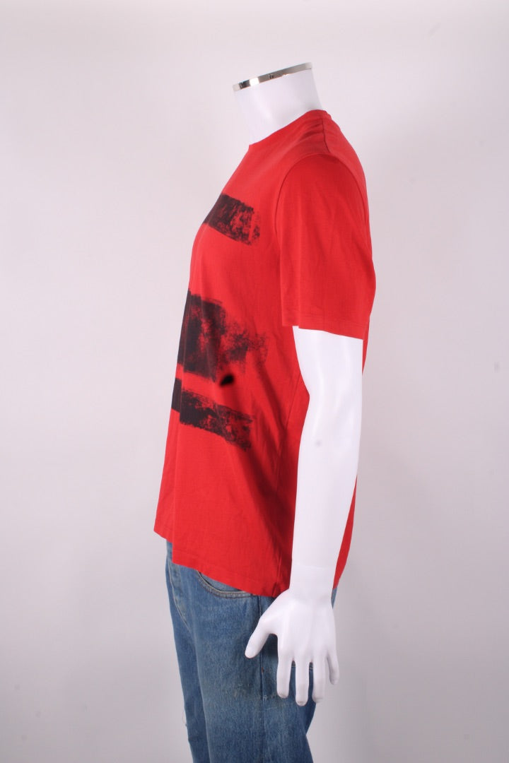 Balenciaga 2015 Brushstroke T-shirt Red M | Medium, Red