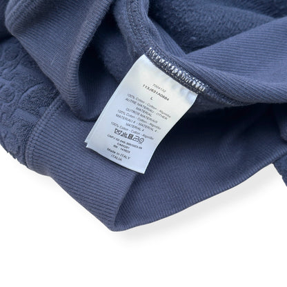 DIOR OBLIQUE TOWELLING HOODIE NAVY L | Large, Navy
