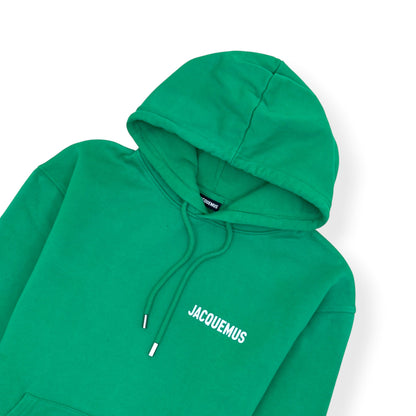 JACQUEMUS LOGO HOODIE GREEN L | Large, Green
