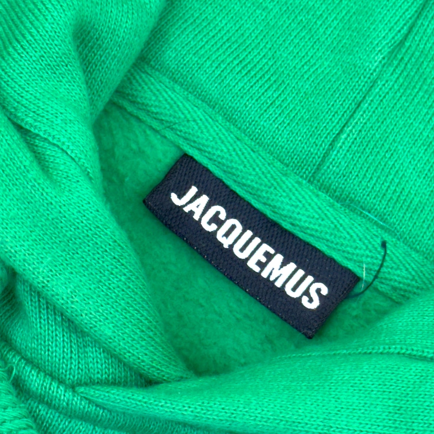 JACQUEMUS LOGO HOODIE GREEN L | Large, Green