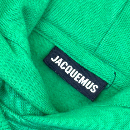JACQUEMUS LOGO HOODIE GREEN L | Large, Green