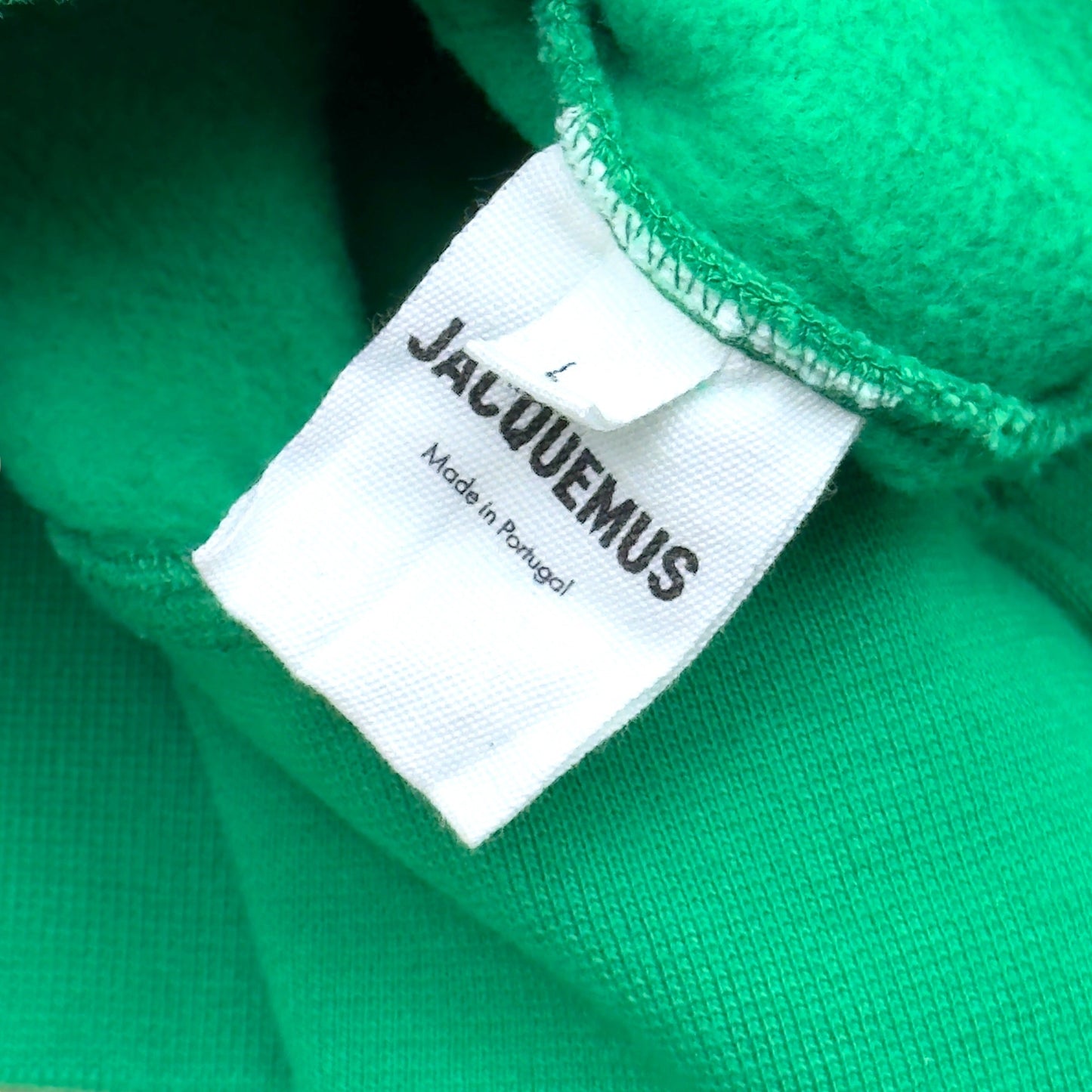 JACQUEMUS LOGO HOODIE GREEN L | Large, Green