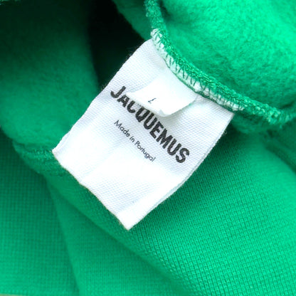 JACQUEMUS LOGO HOODIE GREEN L | Large, Green
