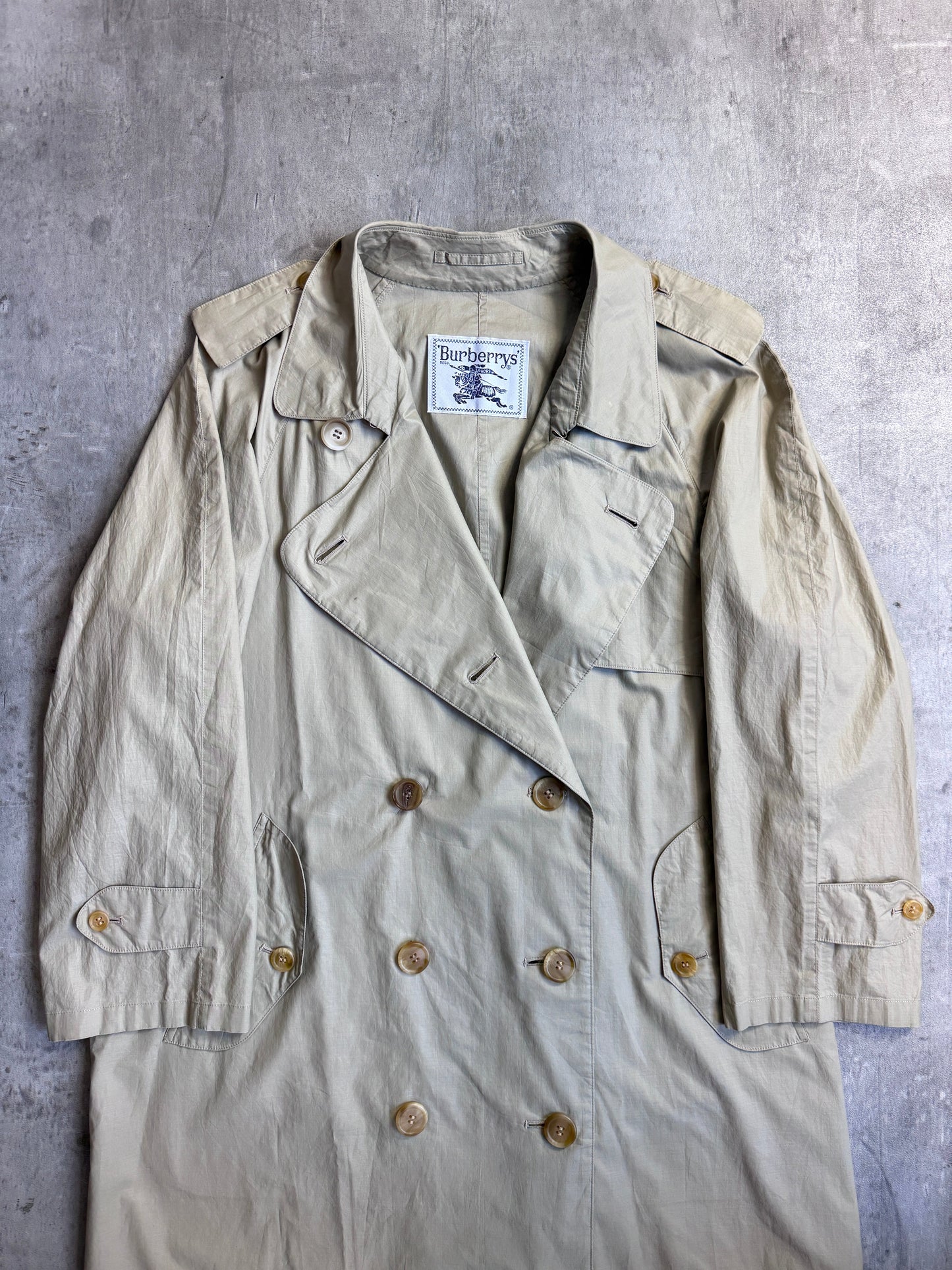 Burberry Lightweight Double Breasted Trench Coat
