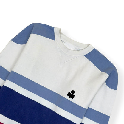 ISABEL MARANT MEYOAN STRIPED SWEATSHIRT WHITE / RED /BLUE L | Large, Multicoloured