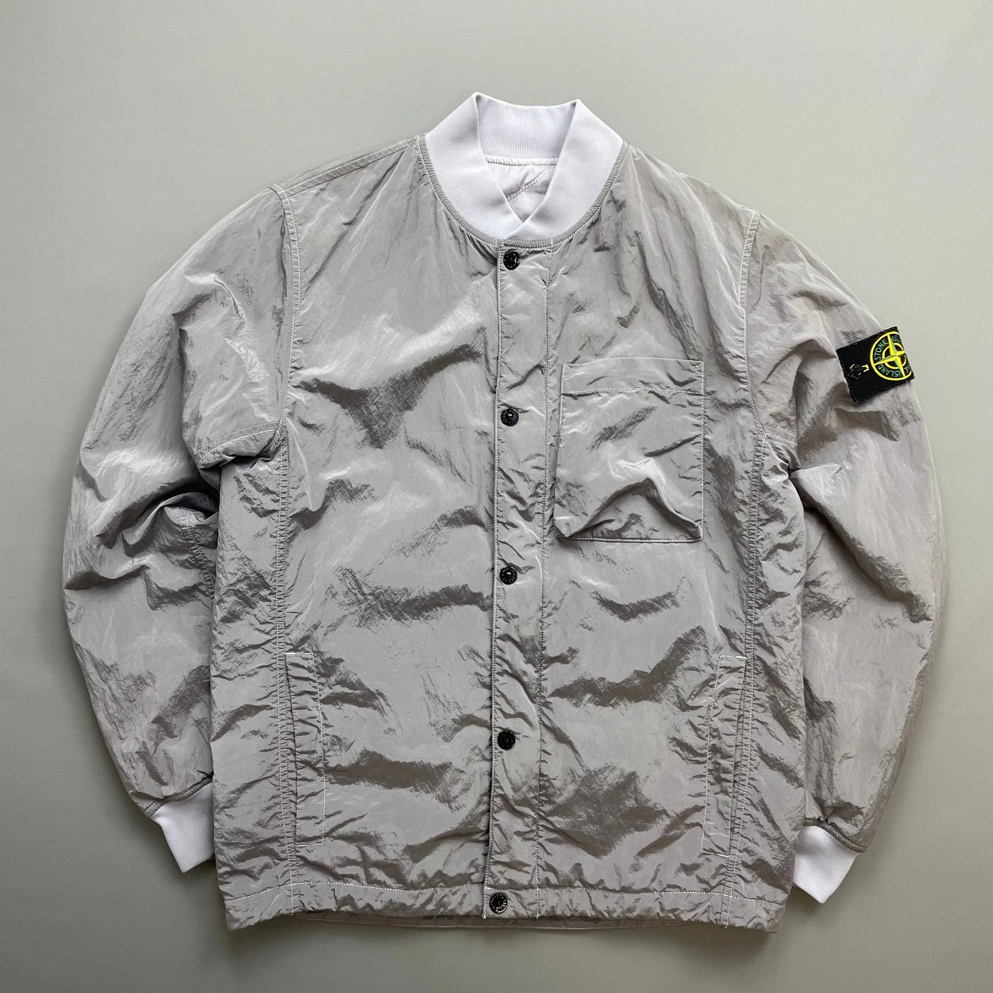 Reversible Jacket Stone Island Mauve Jacket Stone Island Silver