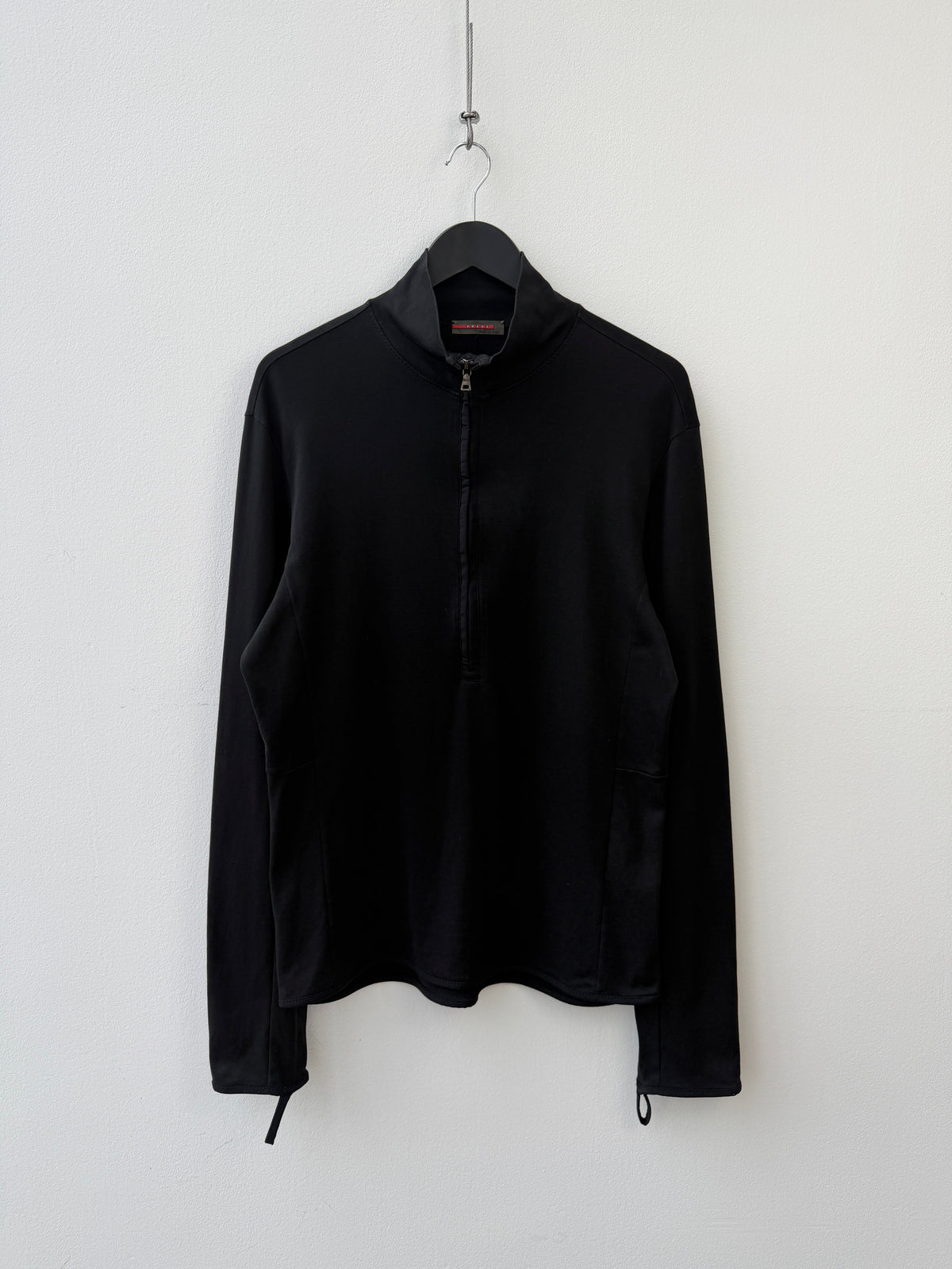 Prada Sport 00s Technical Half Zip | O/S, Black