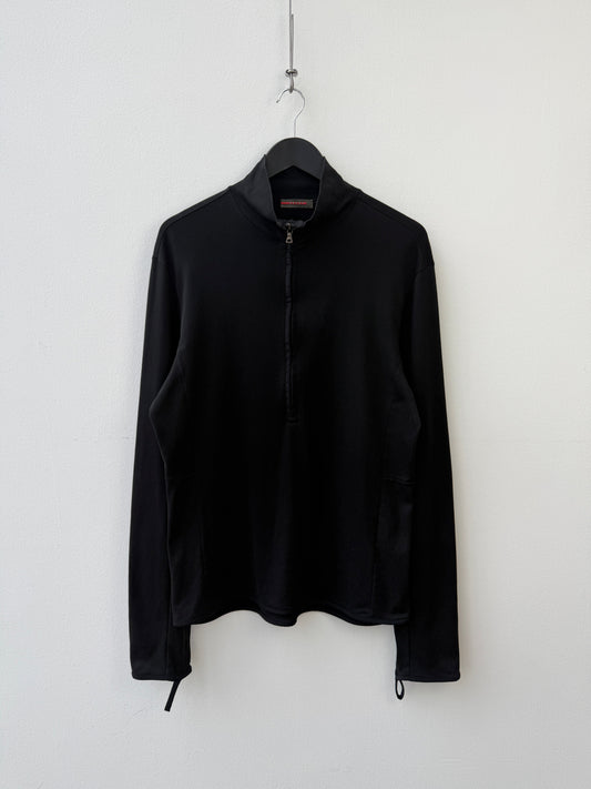 Prada Sport 00s Technical Half Zip | O/S, Black
