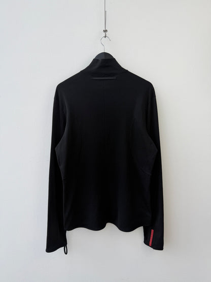 Prada Sport 00s Technical Half Zip | O/S, Black