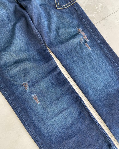 JUST CAVALLI DISTRESSED JEANS - W36"