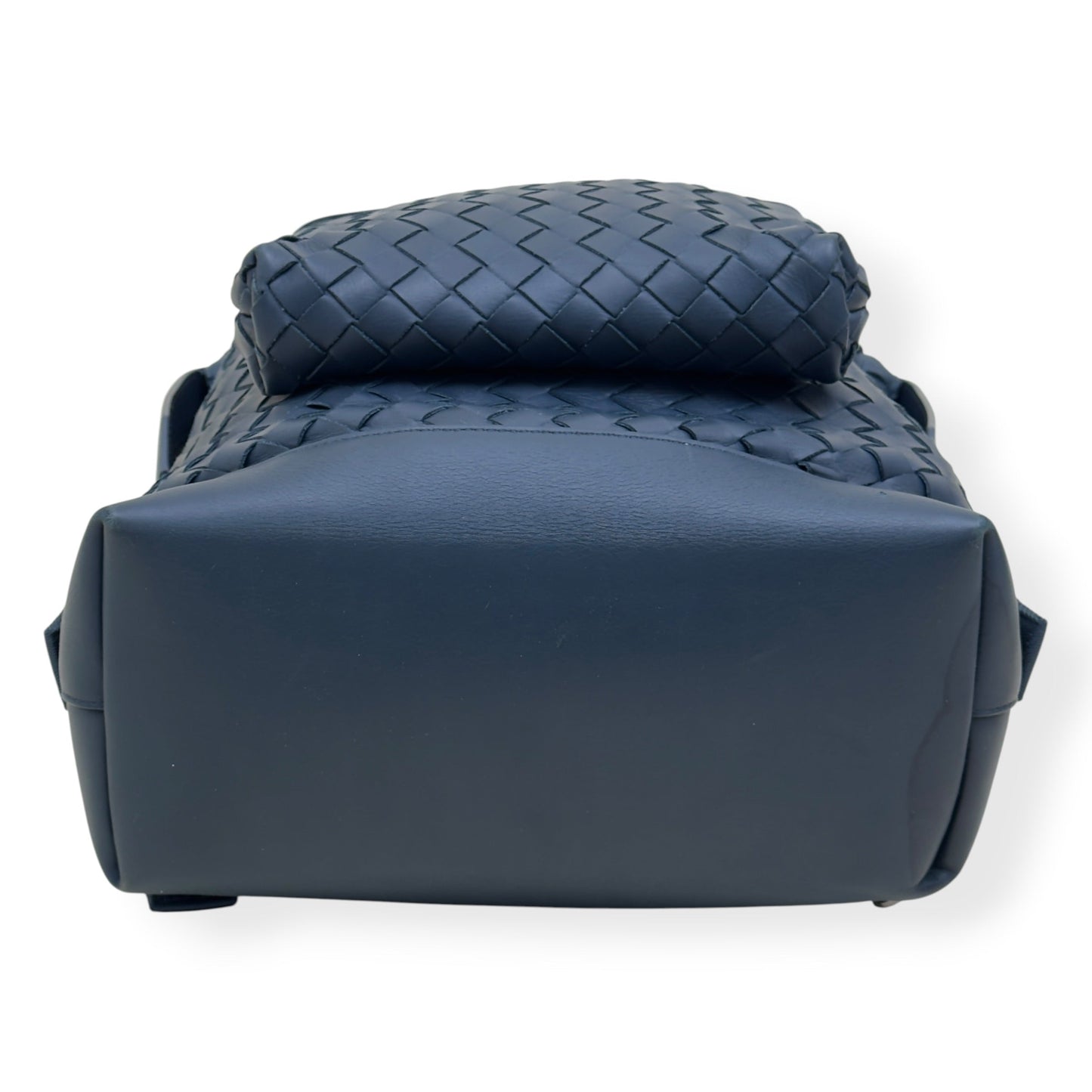 BOTTEGA VENETA CALFSKIN INTRECCIATO HYDROLOGY BACKPACK NAVY O/S | O/S, Navy