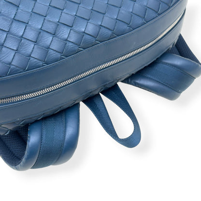 BOTTEGA VENETA CALFSKIN INTRECCIATO HYDROLOGY BACKPACK NAVY O/S | O/S, Navy
