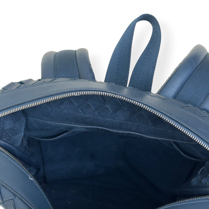 BOTTEGA VENETA CALFSKIN INTRECCIATO HYDROLOGY BACKPACK NAVY O/S | O/S, Navy
