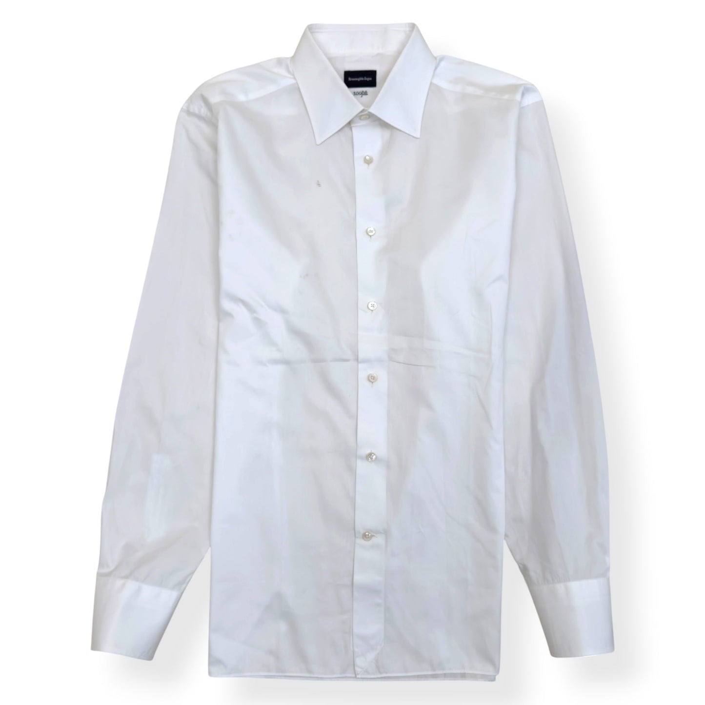 ZEGNA 100FILI COTTON SHIRT WHITE M | Medium, White