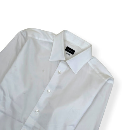 ZEGNA 100FILI COTTON SHIRT WHITE M | Medium, White