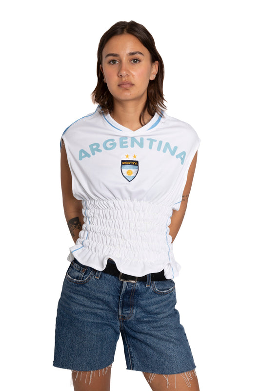 VT Rework : Argentina Half Shirred Vest