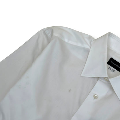ZEGNA 100FILI COTTON SHIRT WHITE M | Medium, White
