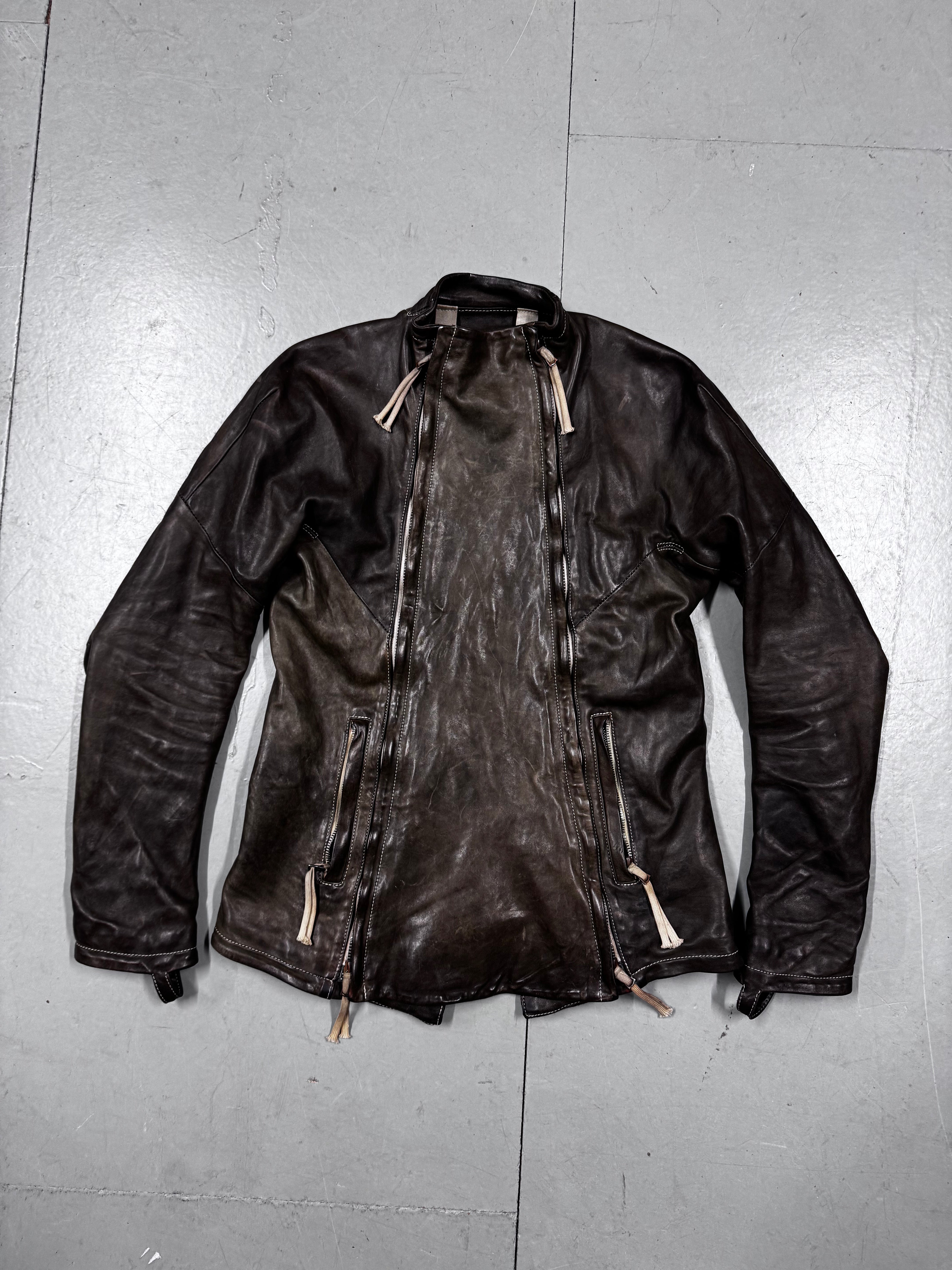 Boris Bidjan Saberi J4 Double Zipper Horse Leather Jacket – Known