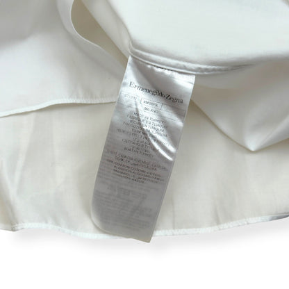 ZEGNA 100FILI COTTON SHIRT WHITE M | Medium, White