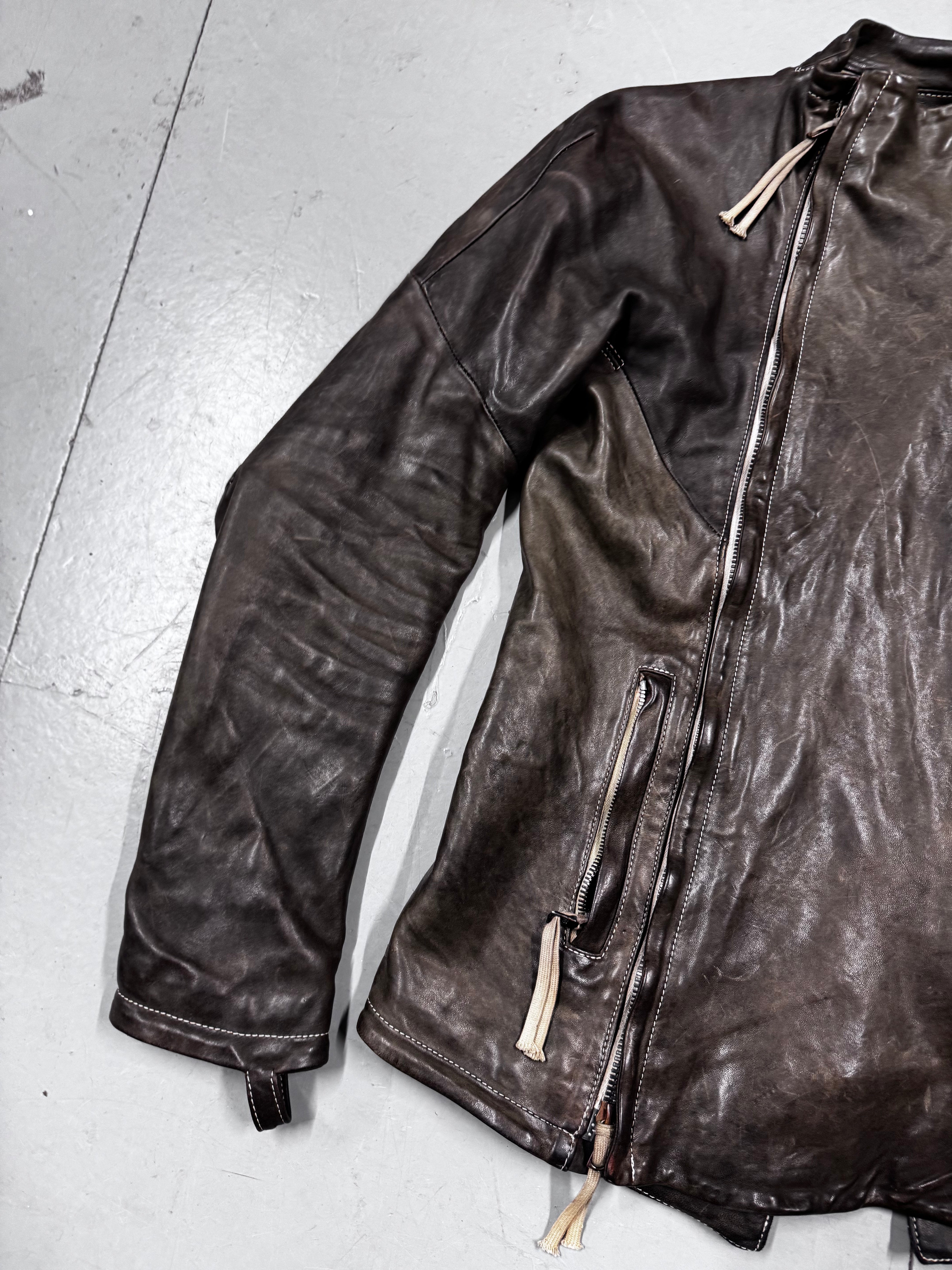Boris Bidjan Saberi J4 Double Zipper Horse Leather Jacket – Known