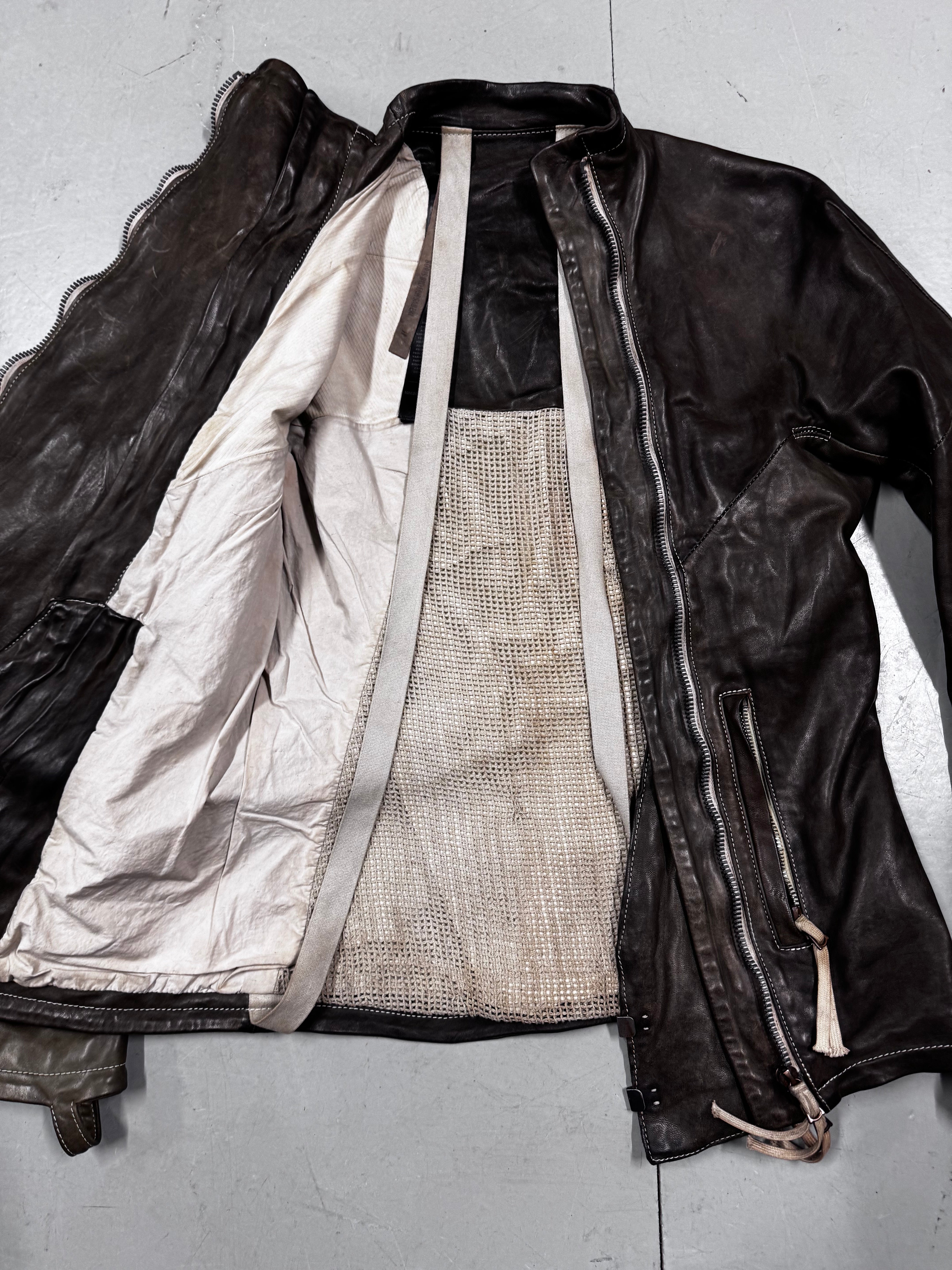 Boris Bidjan Saberi J4 Double Zipper Horse Leather Jacket – Known