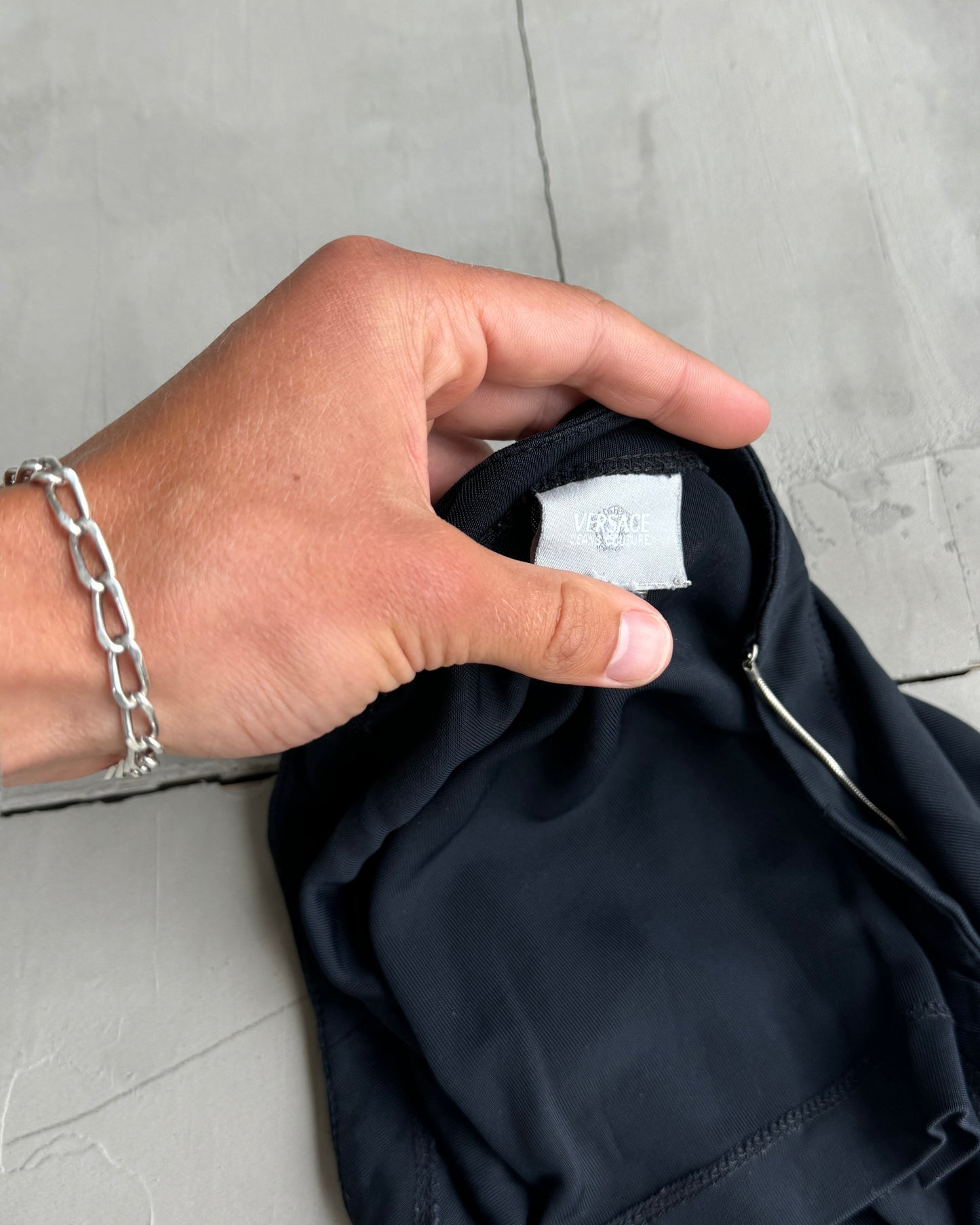 Versace Jeans Couture Black Vest Top - S