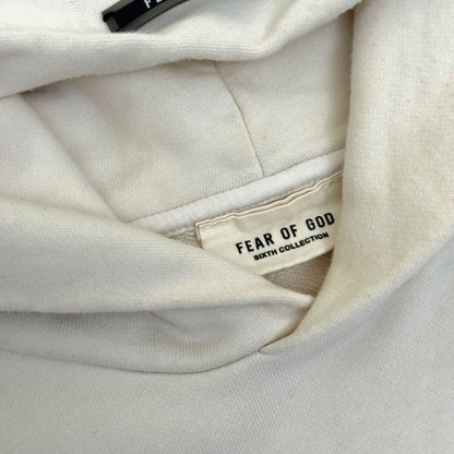 FEAR OF GOD SIXTH COLLECTION HOODIE CREAM / BLACK XL | XL, Black
