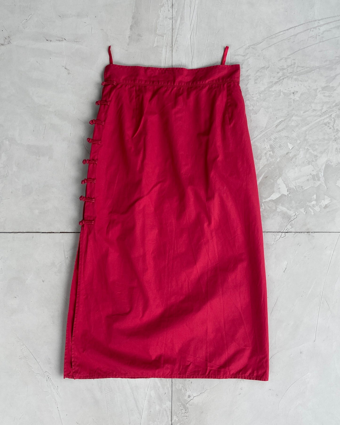 MIU MIU SS03 KNOT MAXI COTTON SKIRT - S