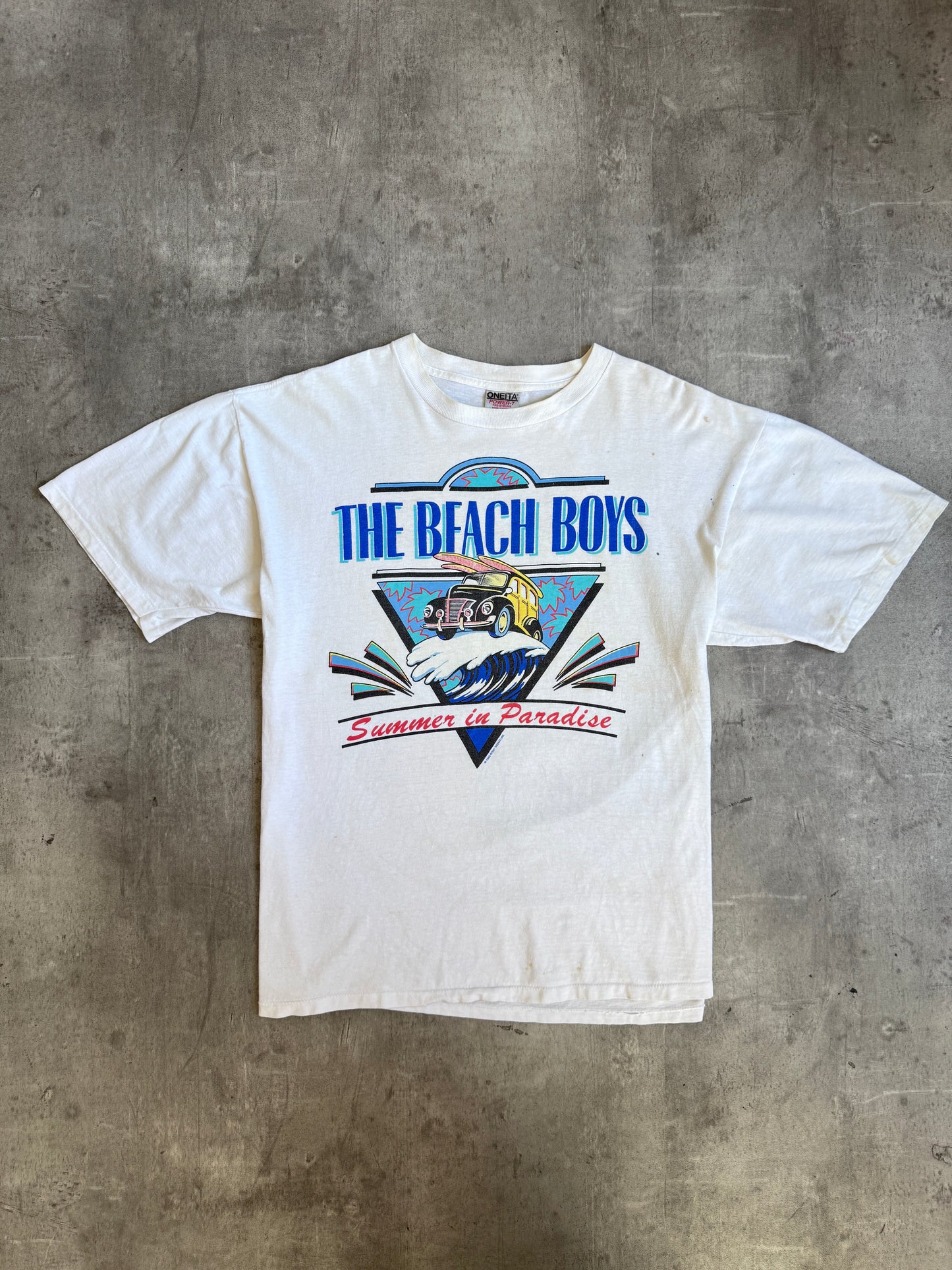 1995 The Beach Boys 'Summer In Paradise' Anniversary Tour Single Stitch Graphic Tee