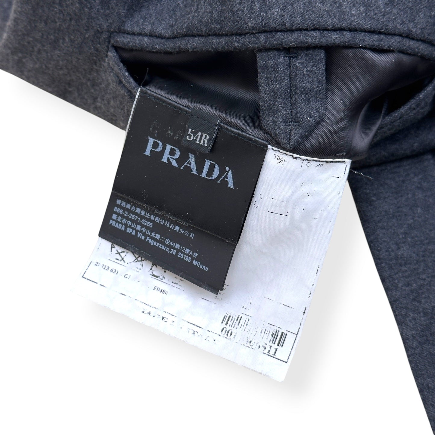 PRADA WOOL BLAZER GREY 54R / XL | XL, Grey