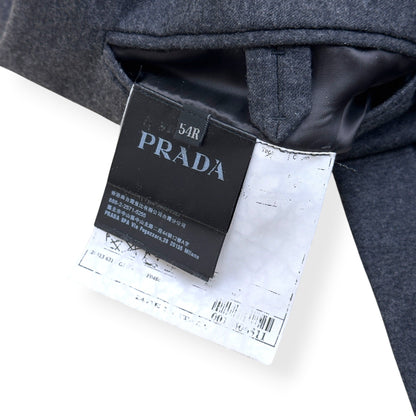 PRADA WOOL BLAZER GREY 54R / XL | XL, Grey