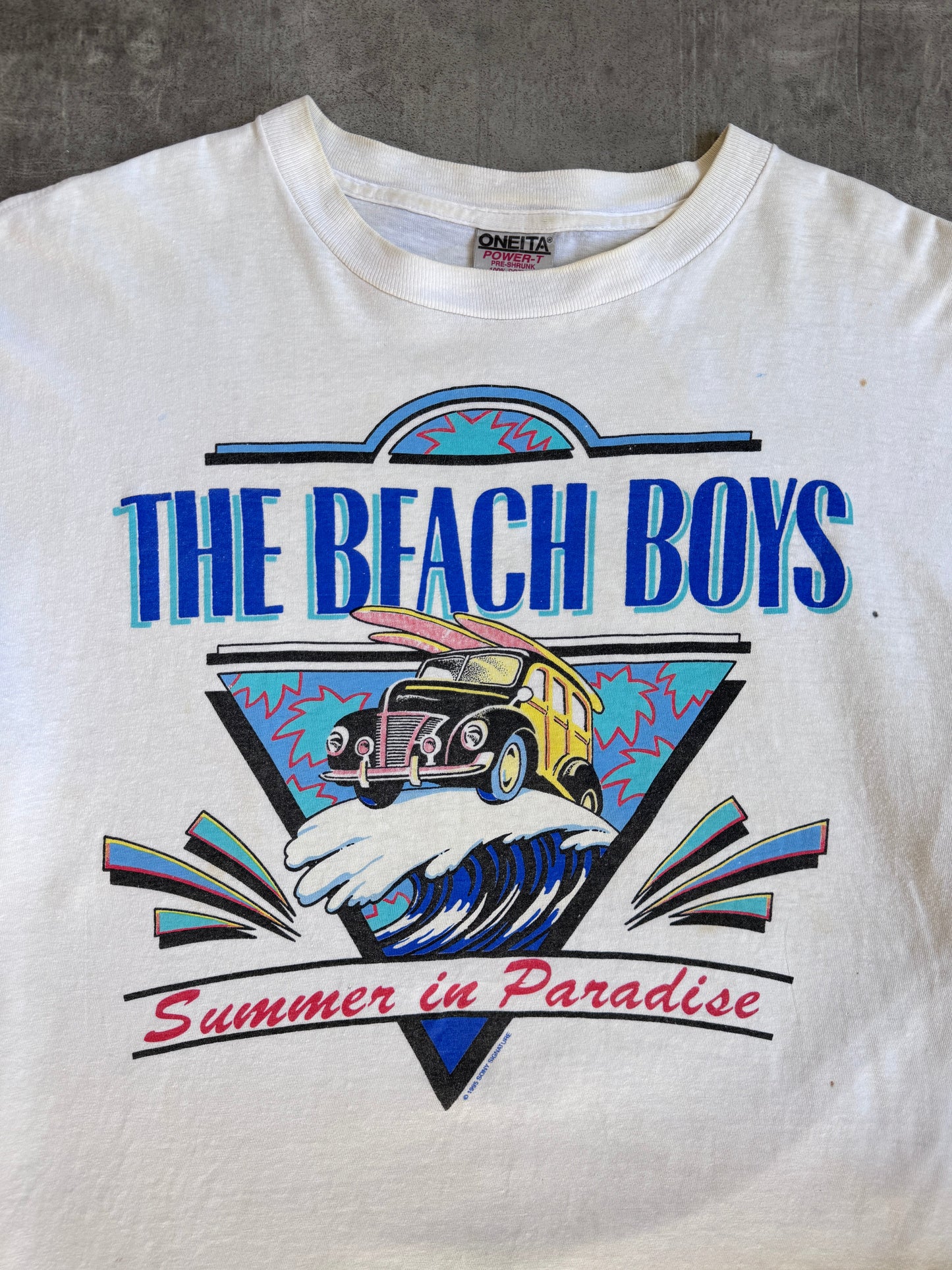 1995 The Beach Boys 'Summer In Paradise' Anniversary Tour Single Stitch Graphic Tee