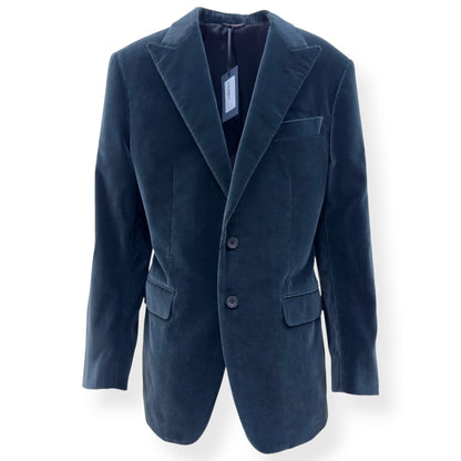 THOM SWEENEY SB PEAK VELVET BLAZER GREY 54 / XL | XL, Grey