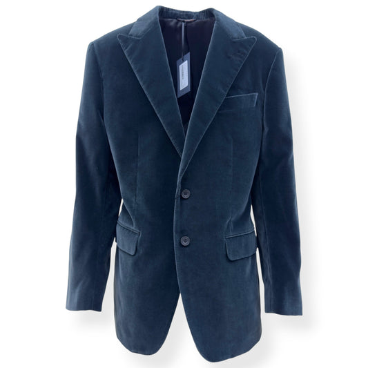 THOM SWEENEY SB PEAK VELVET BLAZER GREY 54 / XL | XL, Grey
