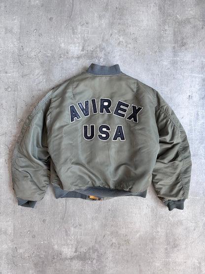 Avirex USA Reversible Spellout Bomber Jacket