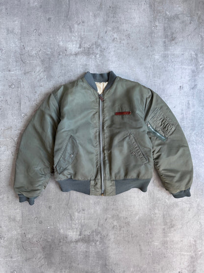 Avirex USA Reversible Spellout Bomber Jacket