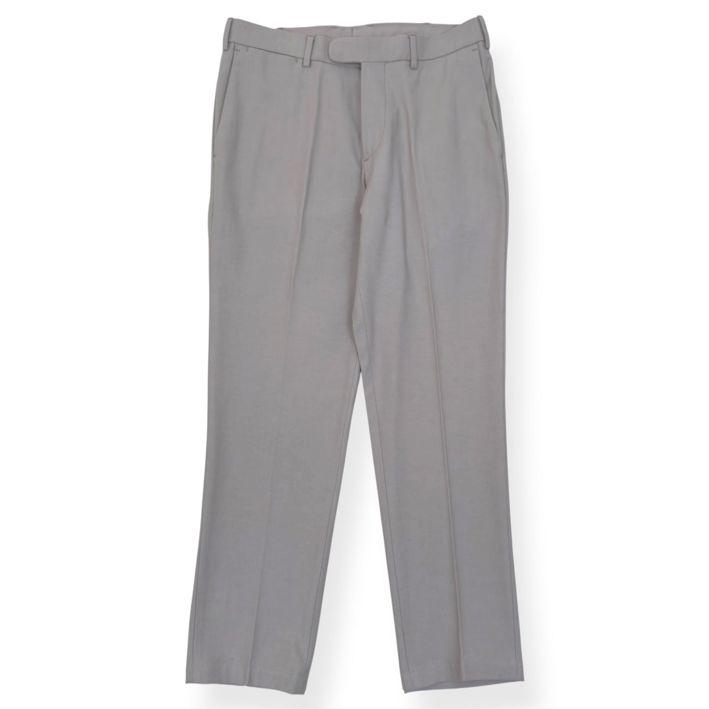 THOM SWEENEY COTTON BLEND TROUSERS LIGHT GREY 50 / M | Medium, Grey