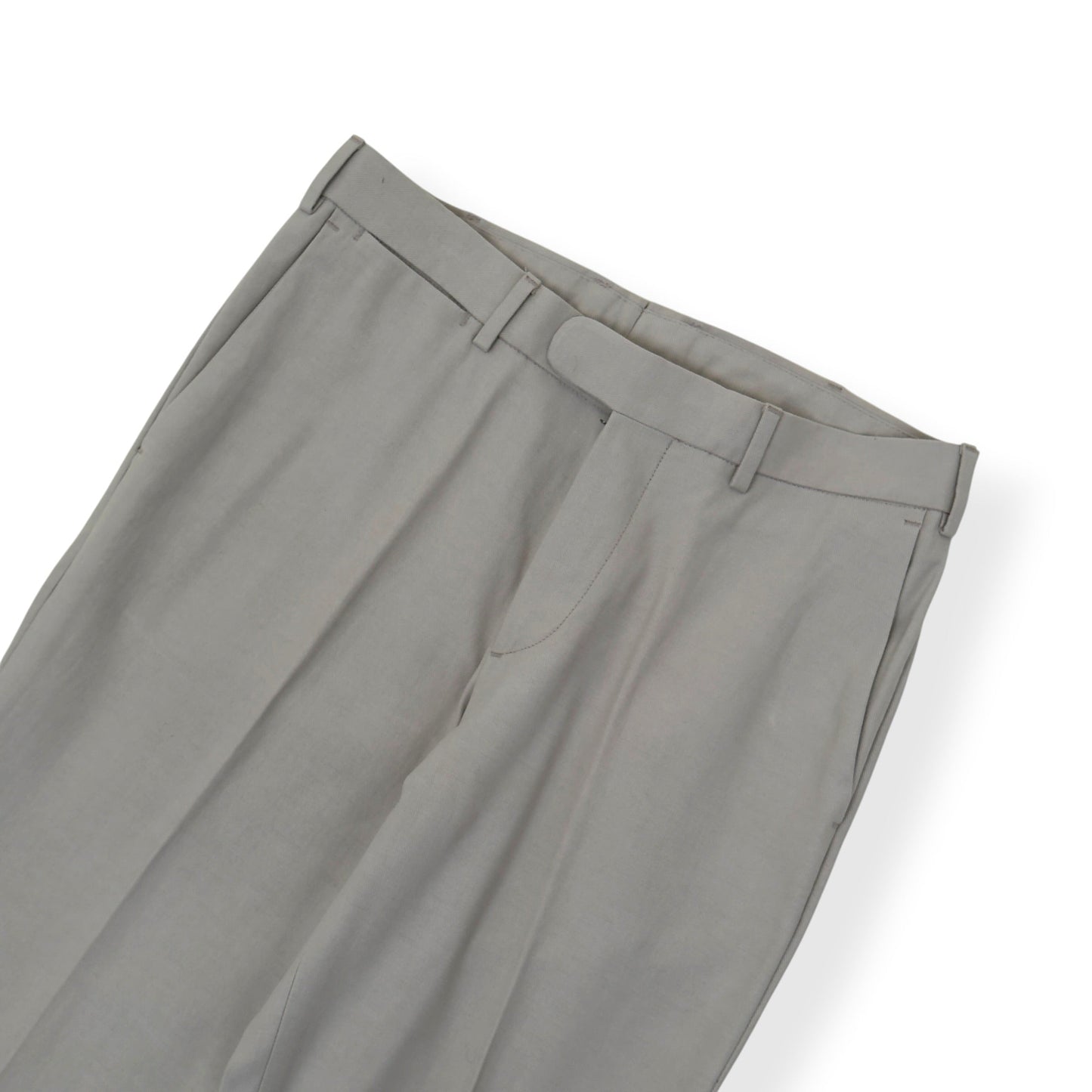 THOM SWEENEY COTTON BLEND TROUSERS LIGHT GREY 50 / M | Medium, Grey