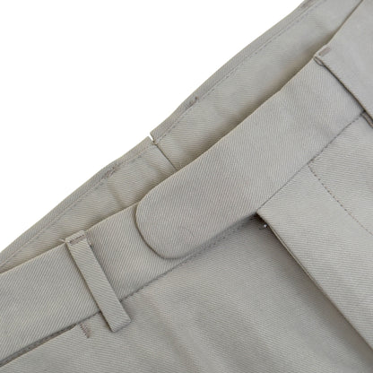 THOM SWEENEY COTTON BLEND TROUSERS LIGHT GREY 50 / M | Medium, Grey