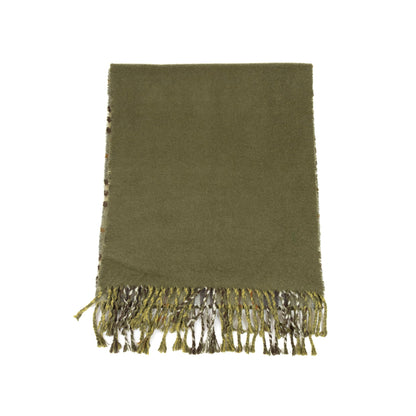 Burberry Olive Nova Check Cashmere Scarf