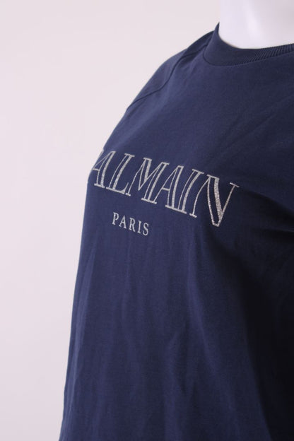 Balmain Logo Sweatshirt Navy 8 | Default Title, Navy
