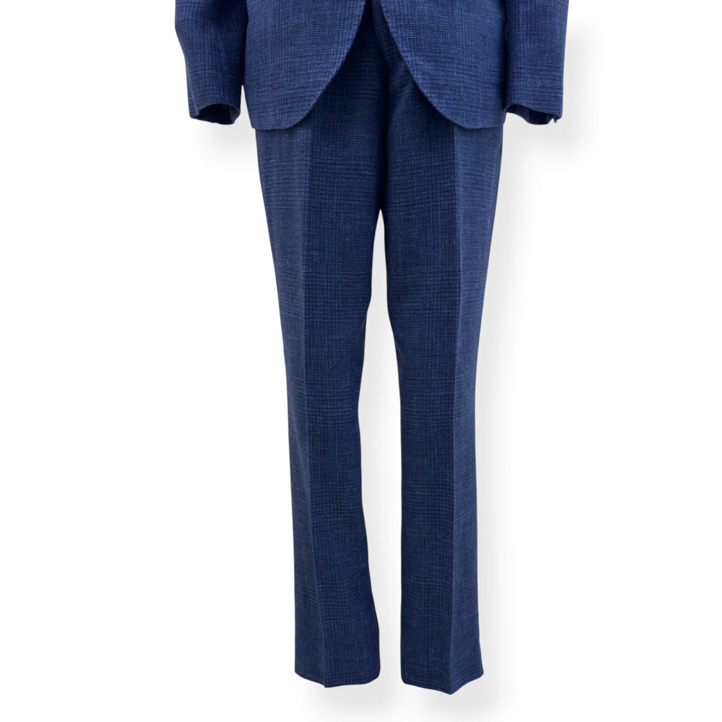 BRUNELLO CUCINELLI WOOL LINEN SUIT BLUE 52 / 54 / XL | XL, Blue