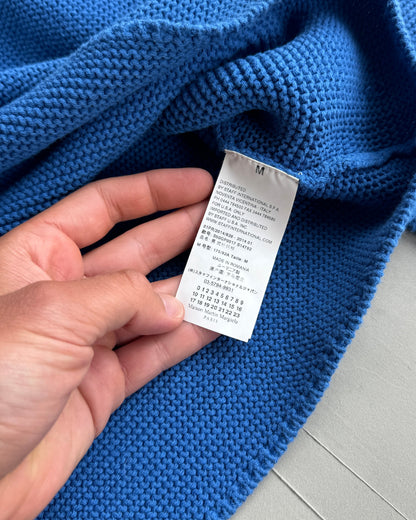 MAISON MARTIN MARGIELA AW14 KNITTED SWEATSHIRT | Medium, Blue