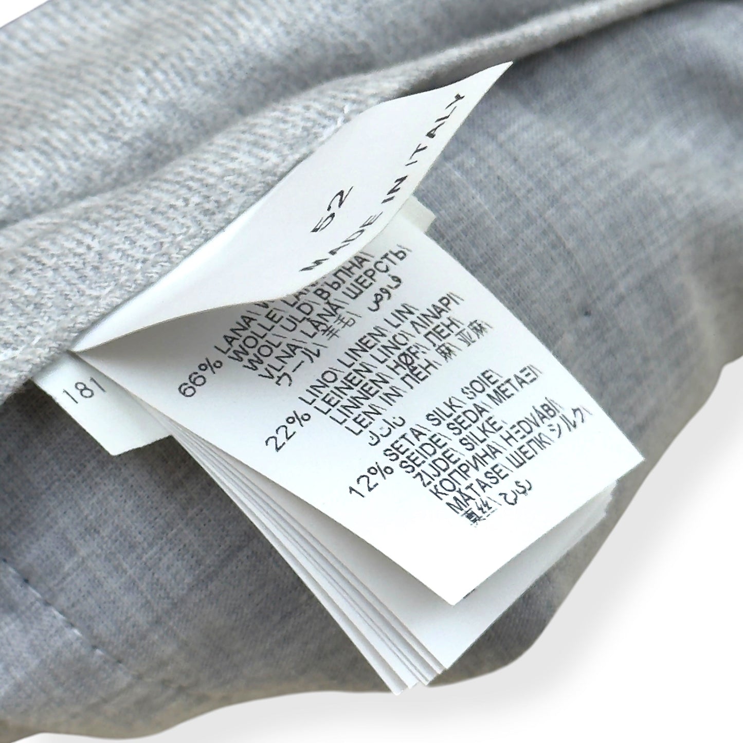 BRUNELLO CUCINELLI WOOL LINEN SUIT BLUE 52 / 54 / XL | XL, Blue